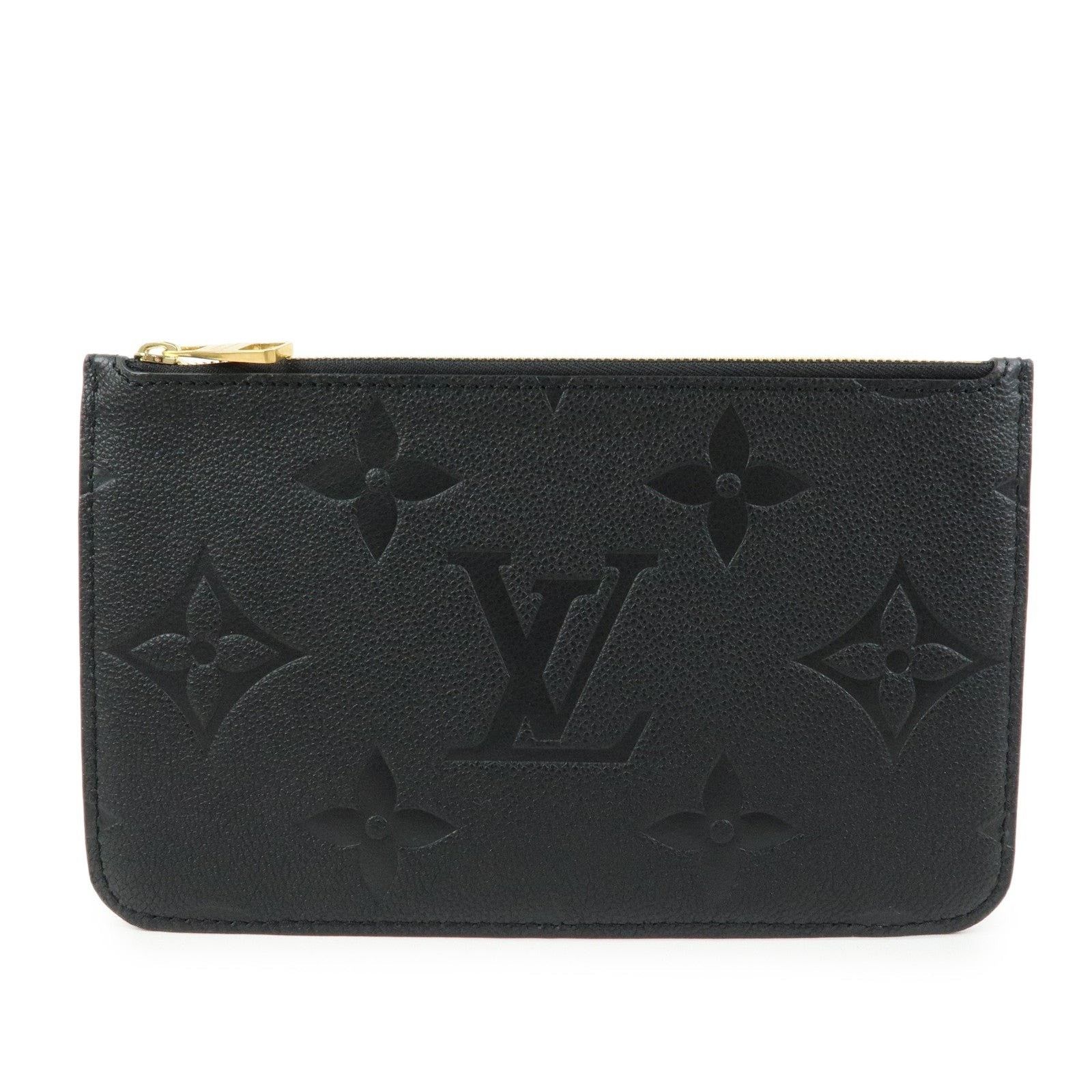 Louis Vuitton Louis Vuitton Empreinte Pouch Calfskin Pochette Black Size ONE SIZE - 1 Thumbnail