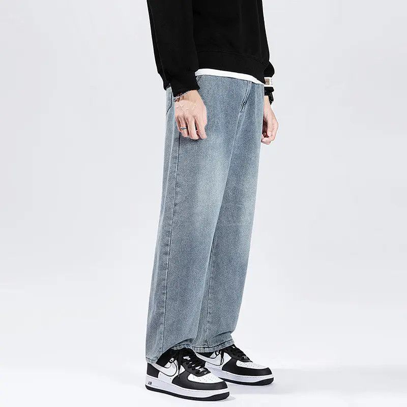 Japanese Brand × Jean Retro loose high street wide leg jeans Size US 32 / EU 48 - 4 Thumbnail