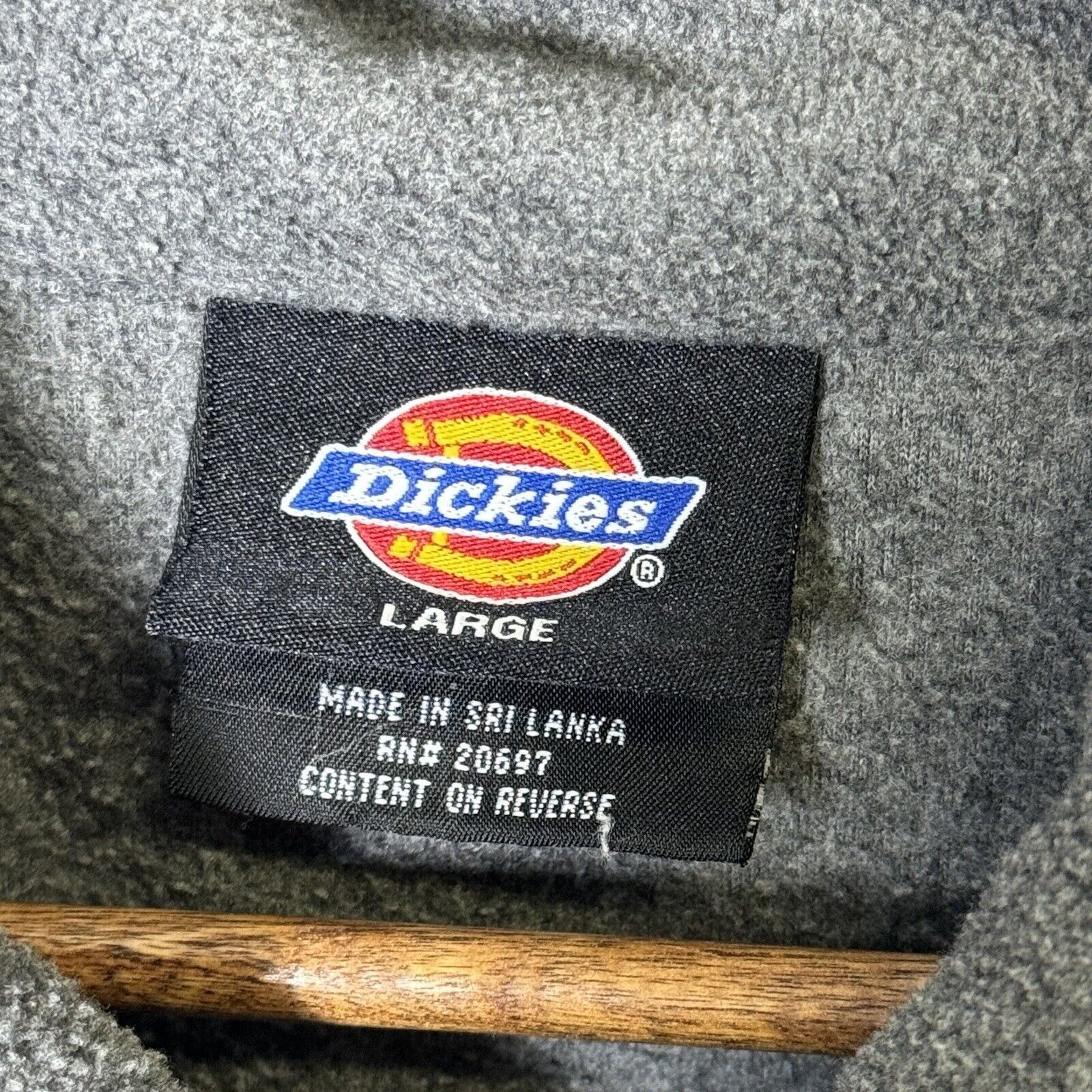 Dickies Dickies Soft Shell Fleece Jacket Mens Large Black Gray Full Size US L / EU 52-54 / 3 - 8 Thumbnail