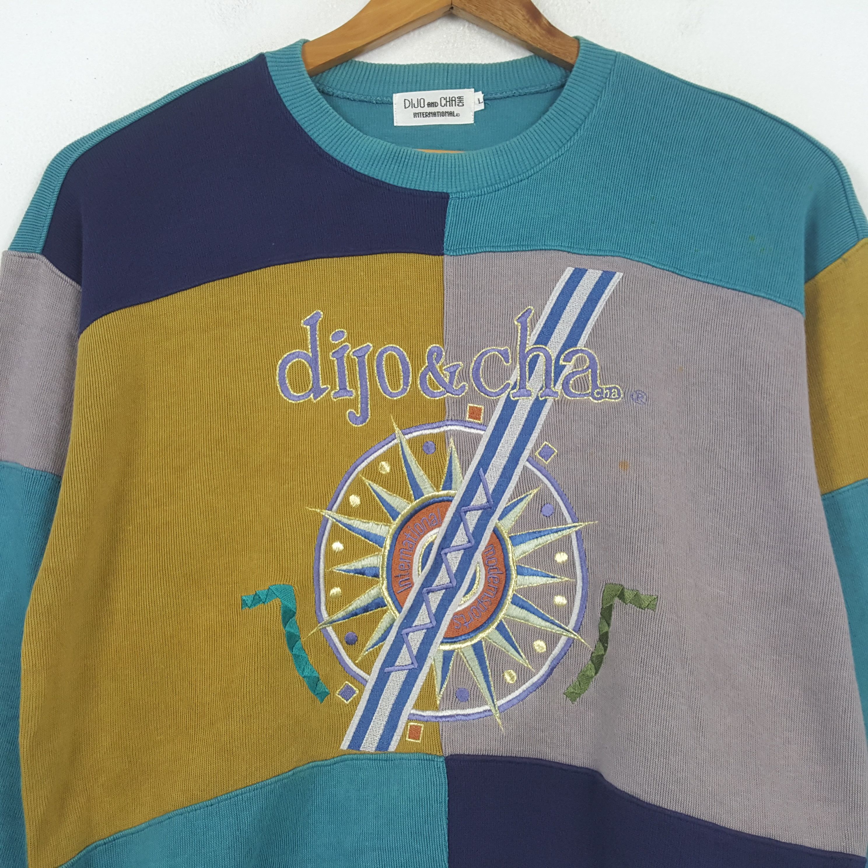 Designer Vintage DIJO & CHA Designer Style Sweatshirt C296N3 Size US M / EU 48-50 / 2 - 2 Thumbnail