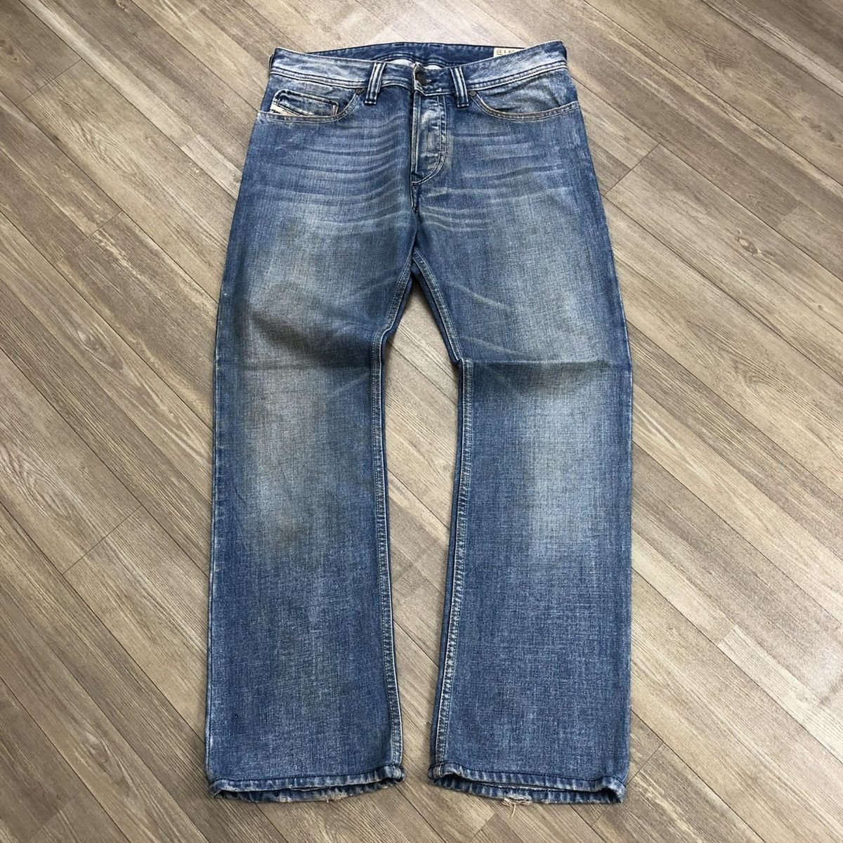 Diesel 2000s Diesel Industry Trouleg Faded Jeans Size US 32 / EU 48 - 1 Thumbnail