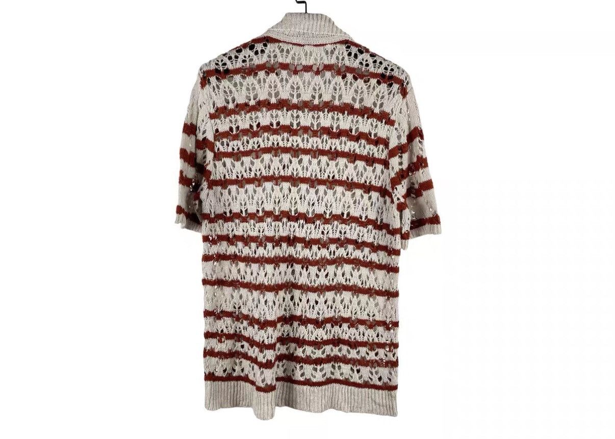 Our Legacy Our Legacy SS22 V-Neck Cutout Polo Shirt J31 Size US S / EU 44-46 / 1 - 2 Thumbnail