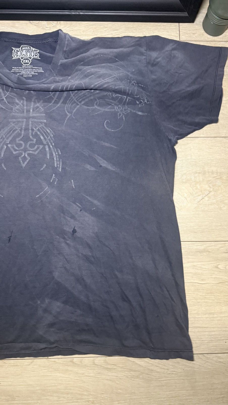 Affliction Vintage / Y2K MMA Elite Tribal Shirt Size US XXL / EU 58 / 5 - 4 Thumbnail