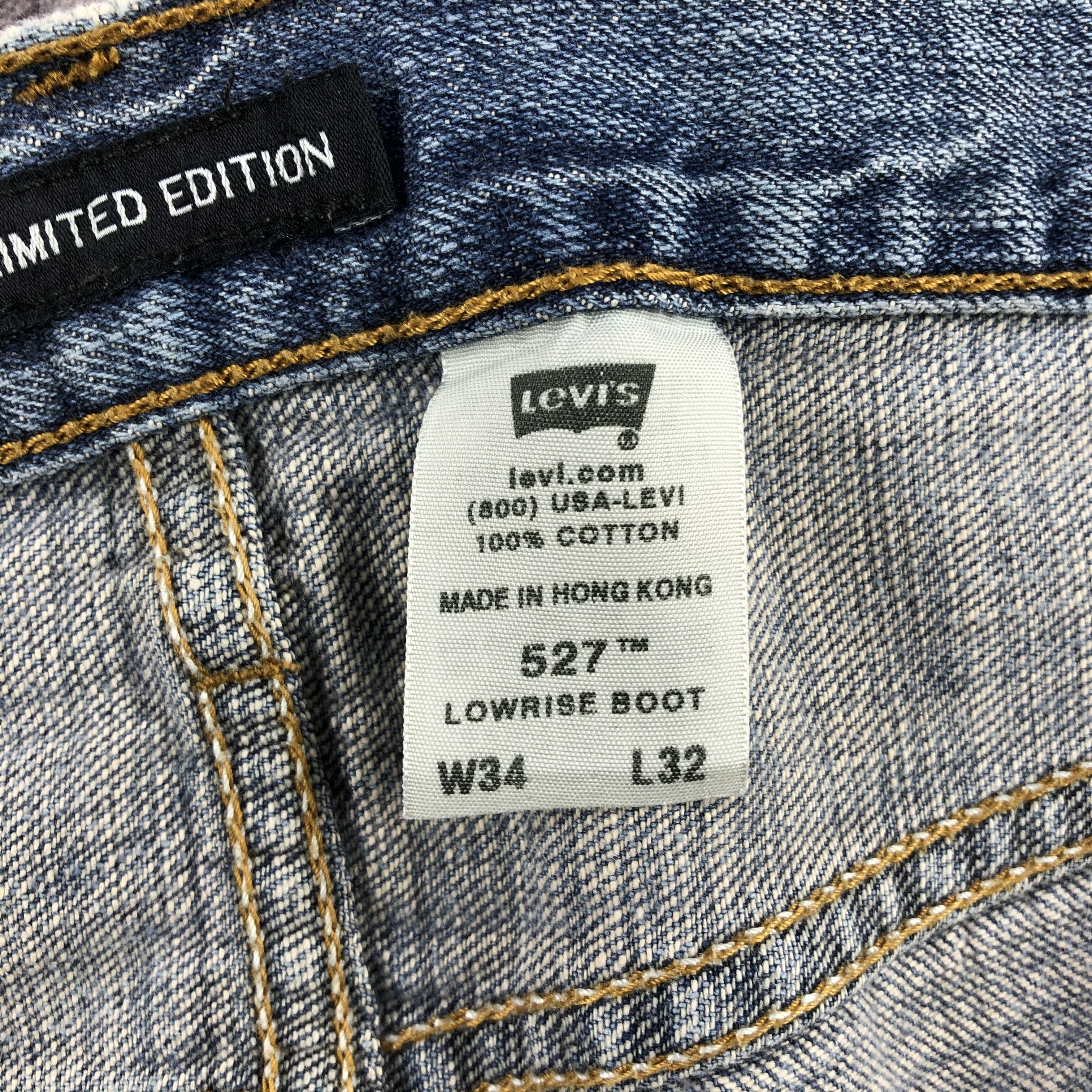 Levi's × Vintage 90s Vintage Blue Wash Levis 527 Jeans-JM2487 Size US 35 - 14 Thumbnail