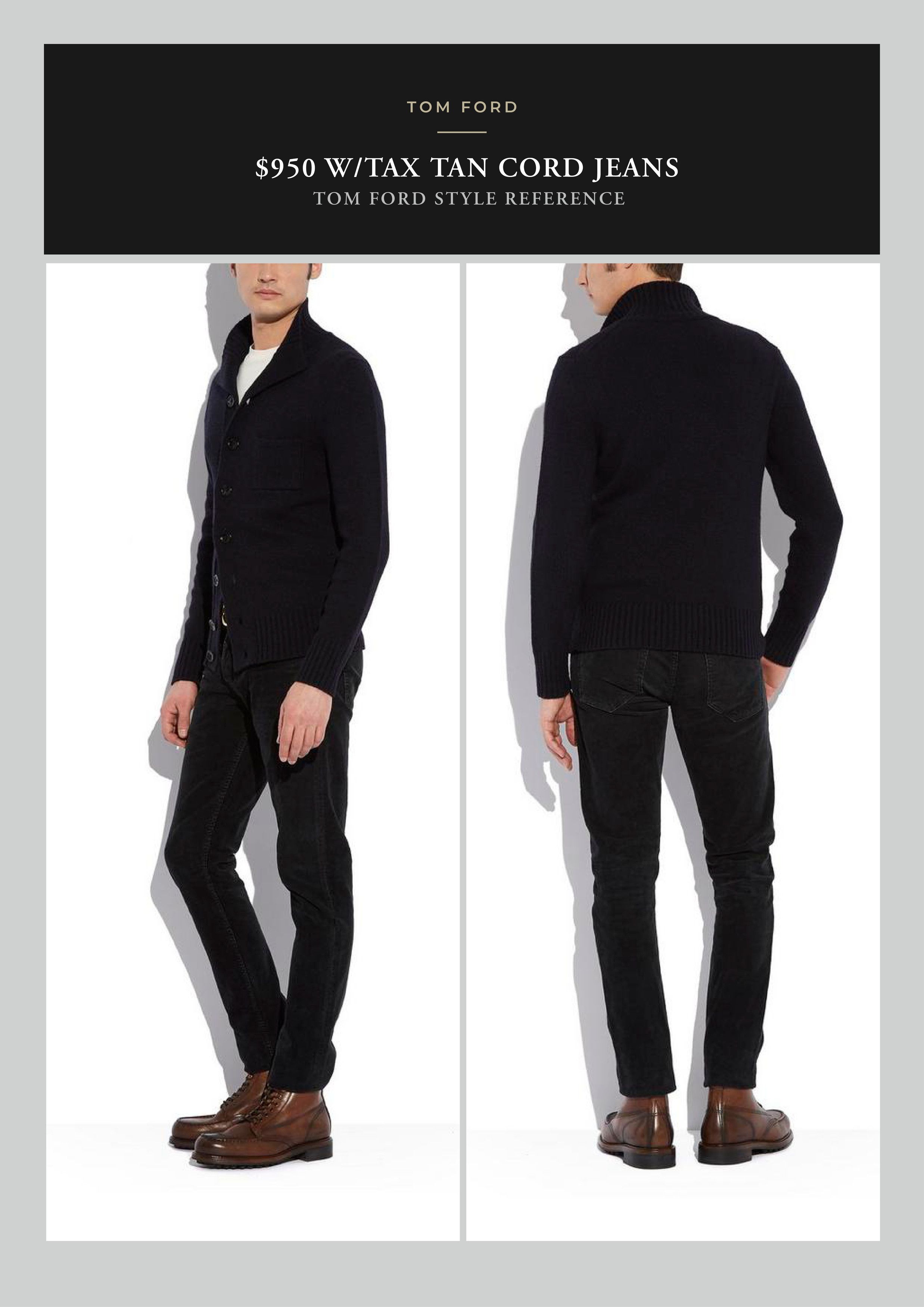 Tom Ford Best Dressed $950 w/tax Corduroy Jeans w/stretch Size US 32 / EU 48 - 14 Thumbnail