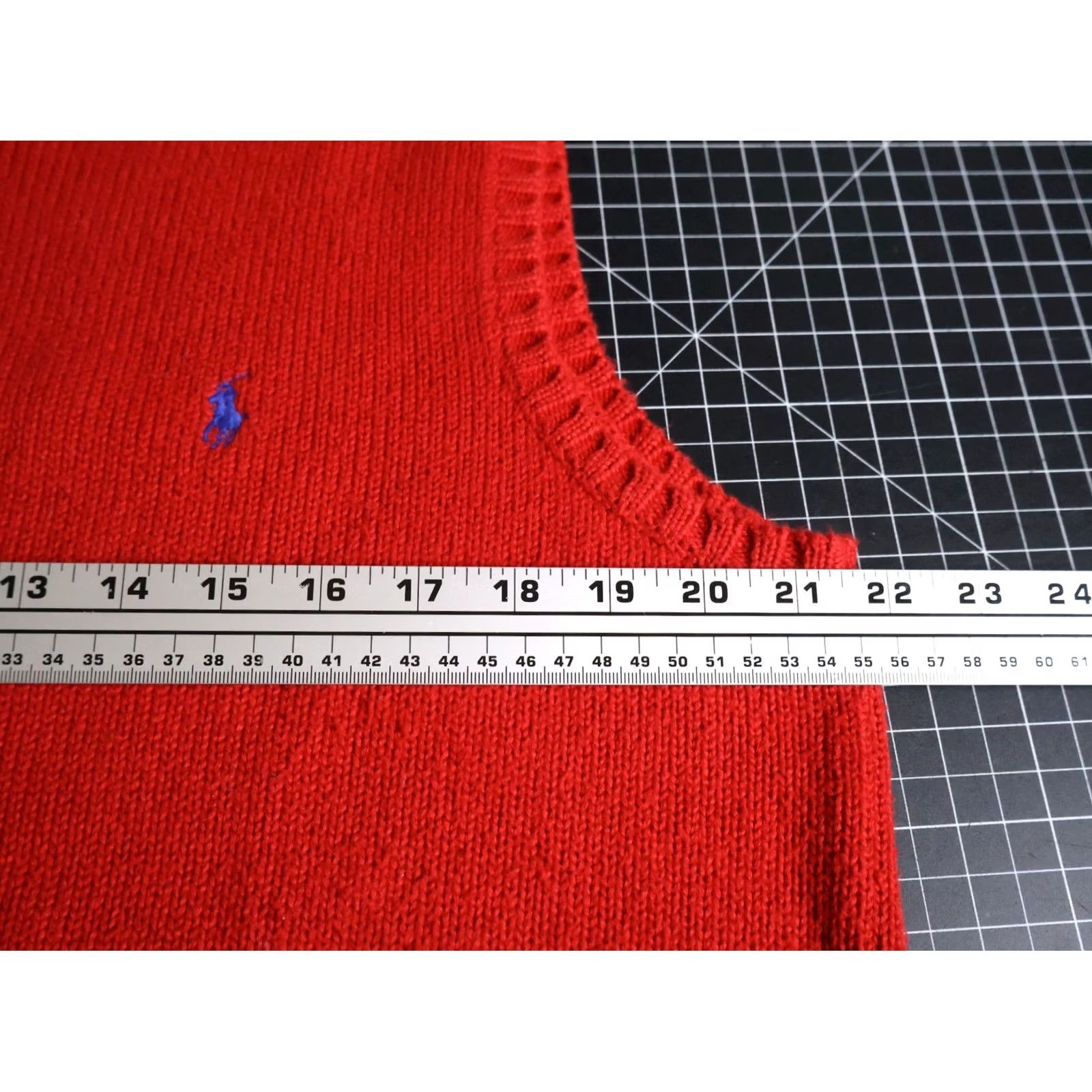 Polo Ralph Lauren Polo Ralph Lauren Sweater Vest Shirt Men Large Red Cotton V-Neck Knit Vest Preppy Dad Retro Holiday Vintage? Size US L / EU 52-54 / 3 - 5 Thumbnail