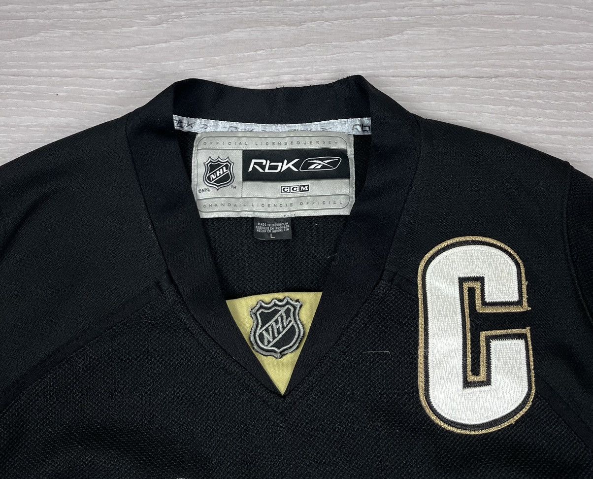 NHL Pittsburgh Penguins Reebok Crosby NHL Black Hockey Jersey Size US L / EU 52-54 / 3 - 9 Thumbnail