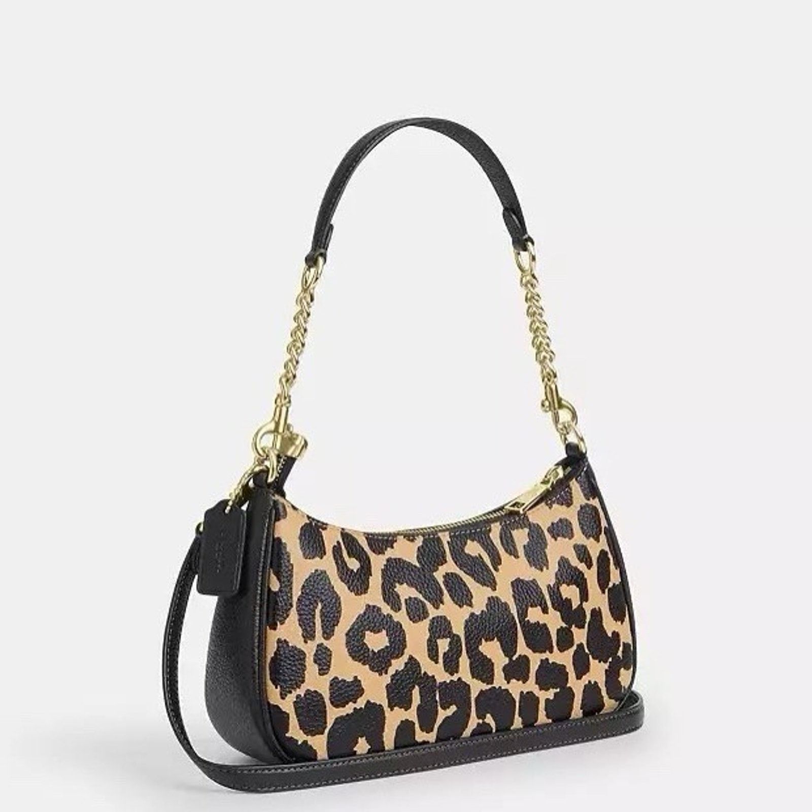 Coach NWT COACH Teri Shoulder Bag Leopard CBH61 Leopard Crossbody Size ONE SIZE - 9 Thumbnail