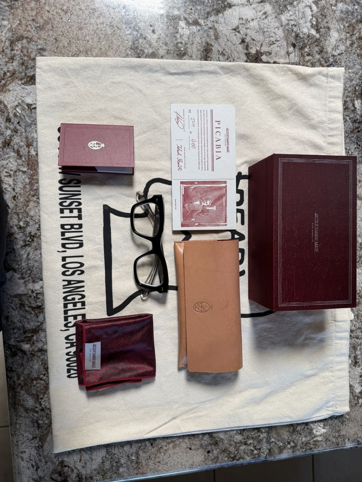 Jacques Marie Mage Jacques Marie Mage Picabia Glasses Size ONE SIZE - 1 Thumbnail
