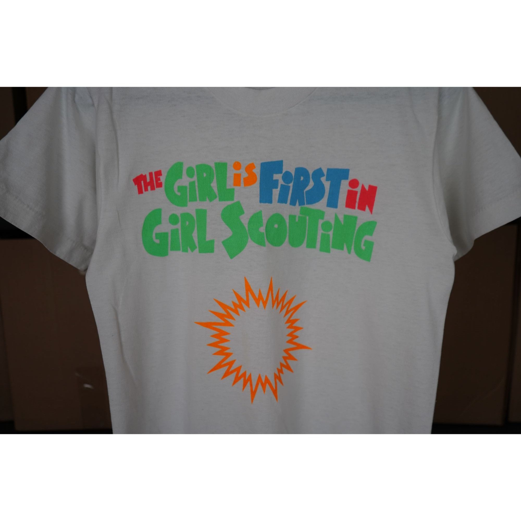 Vintage Women's Vintage Girls Scout Tshirt White S #451 Size S / US 4 / IT 40 - 3 Thumbnail