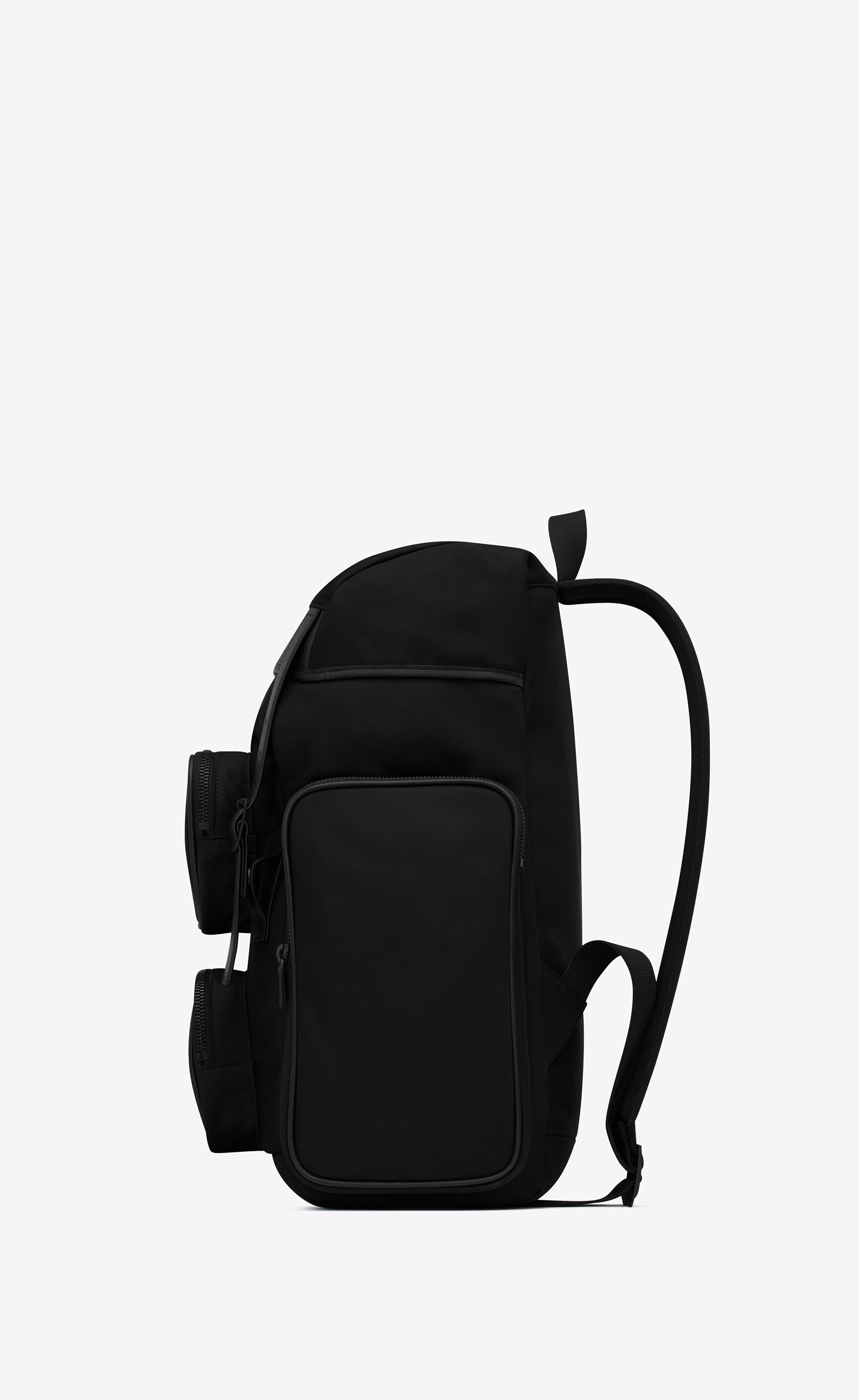 Saint Laurent Paris o1b1hav111025 Size: OS / City Multi Pocket Backpack in Black Size ONE SIZE - 3 Thumbnail