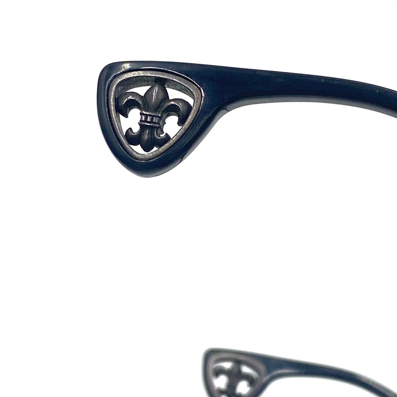 Chrome Hearts CHROME HEARTS DRILLED Eyeglasses Black 53□18-141 Size ONE SIZE - 7 Thumbnail