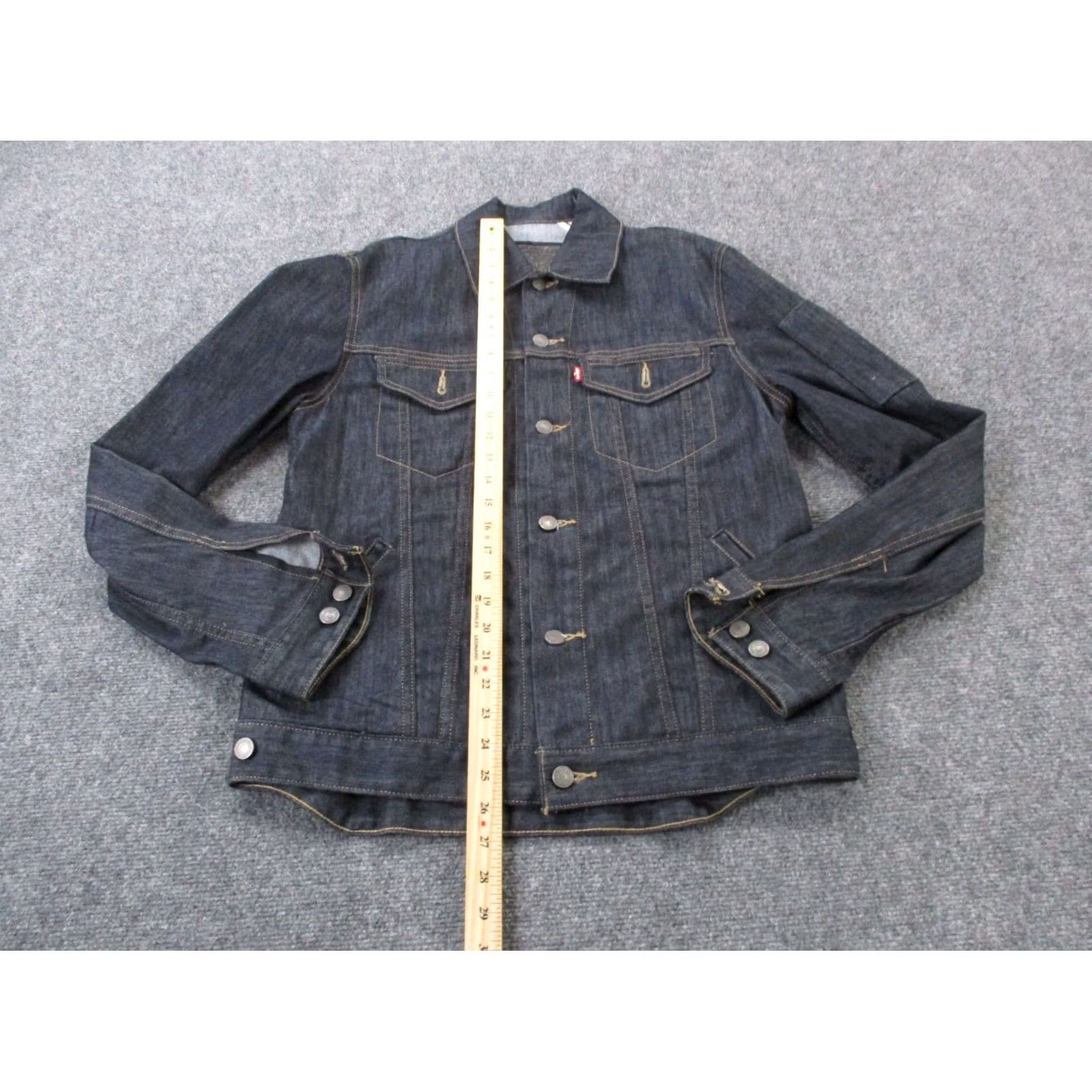 Levi's Levi's Jacket Womens M Blue Denim Trucker Jacket Casual Fall Winter Levi's Womens Jacket M Blue Denim Trucker Pocket Buttons Front Size 32" / US 10 / IT 46 - 3 Thumbnail