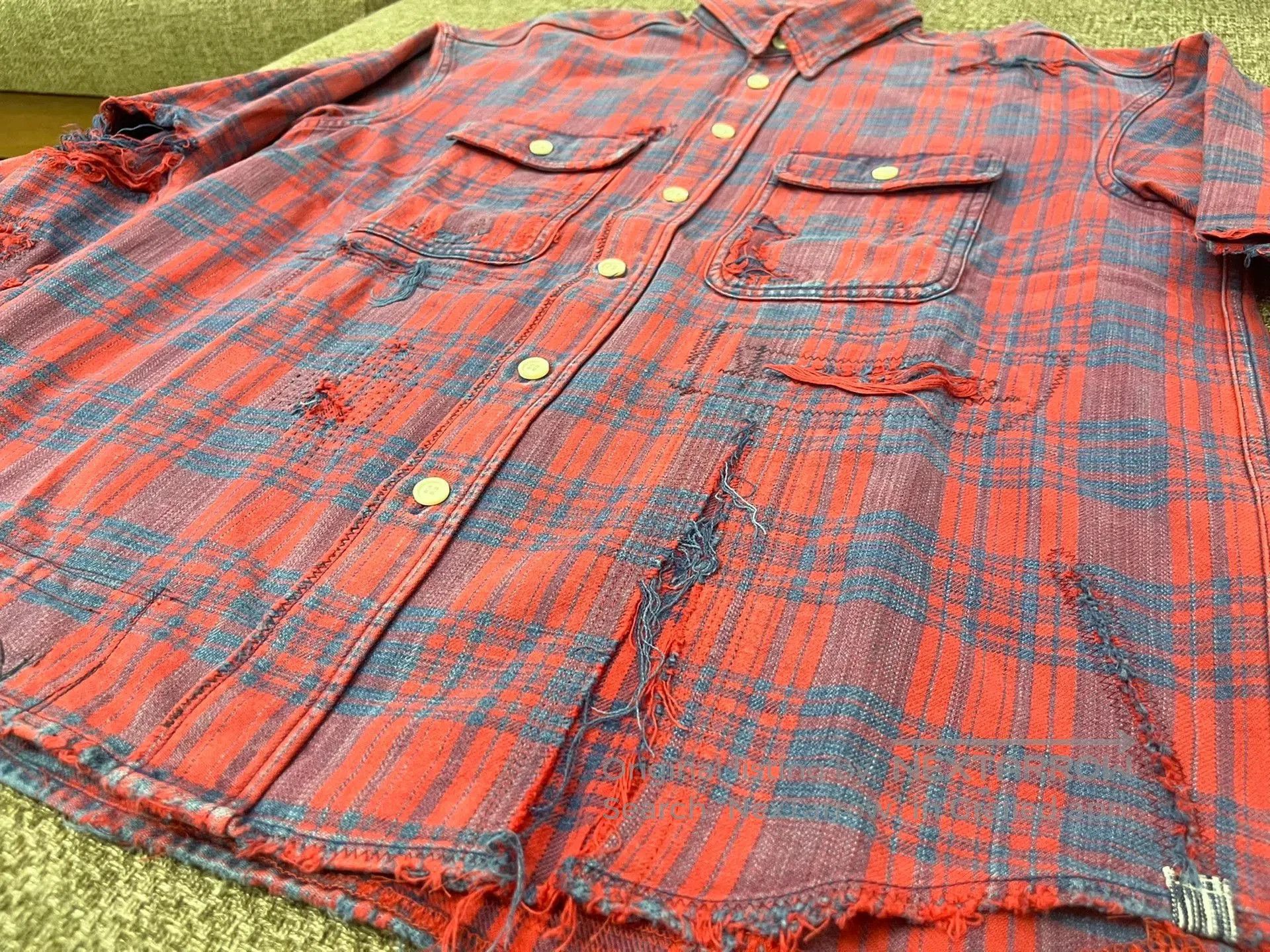 Visvim VISVIM Lumber Check Crash Shirt. Size US S / EU 44-46 / 1 - 5 Thumbnail