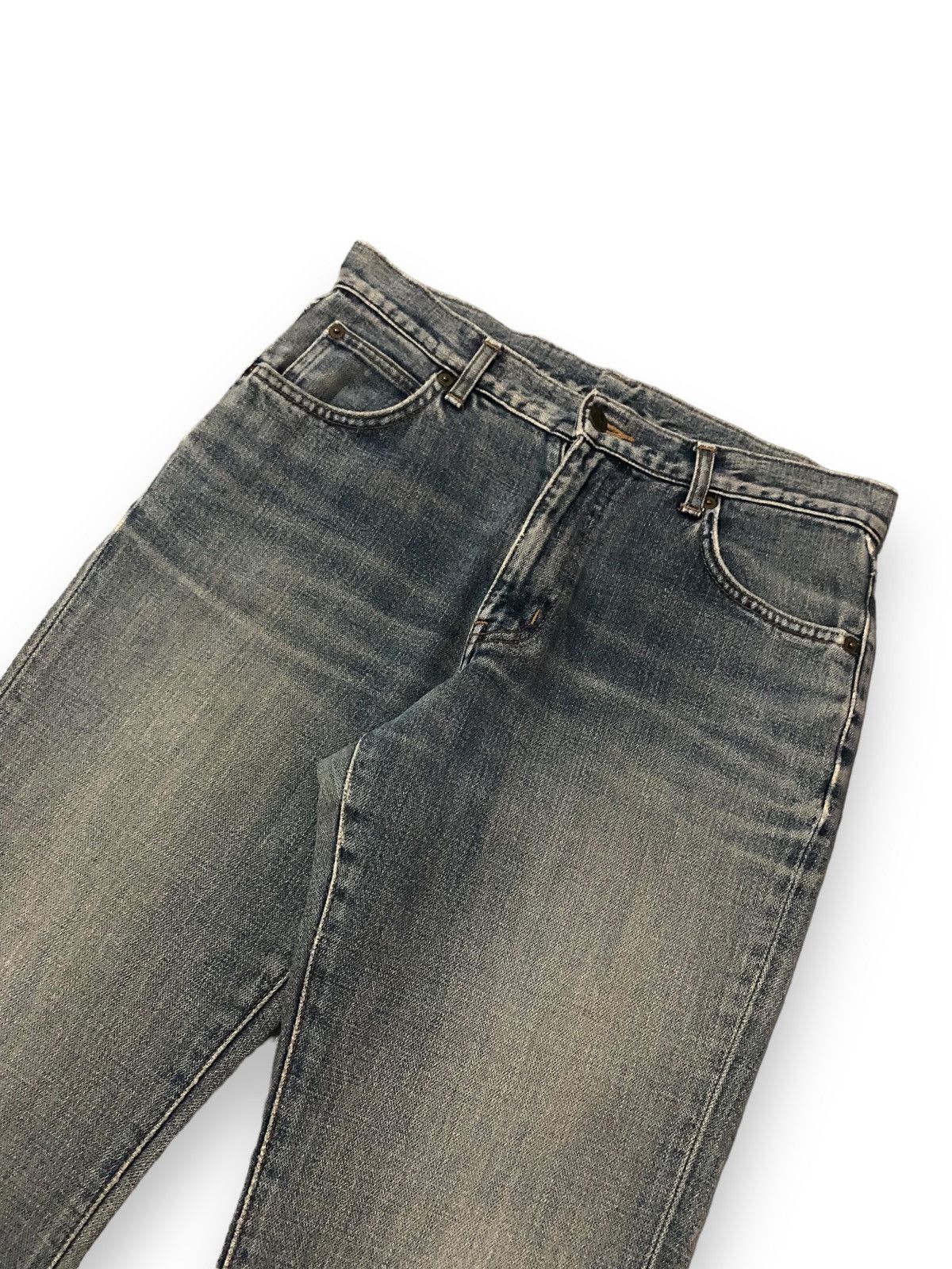 If Six Was Nine Vintage Wrangler Western Denim Flared Jeans Size US 30 / EU 46 - 2 Thumbnail