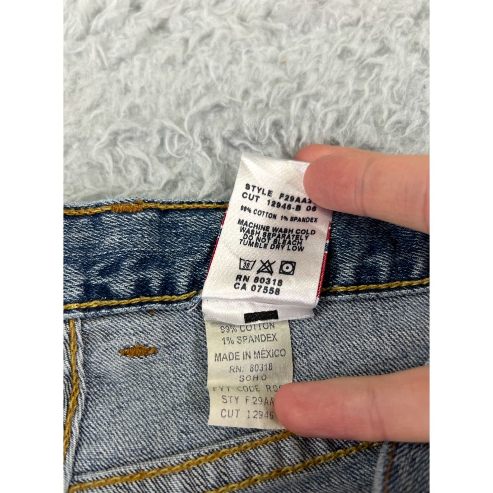 Lucky Brand VINTAGE Lucky Brand Jeans Women 6 Blue Denim Flare 5-Pocket Design Regular Cotton Blend Size 28" / US 6 / IT 42 - 6 Thumbnail