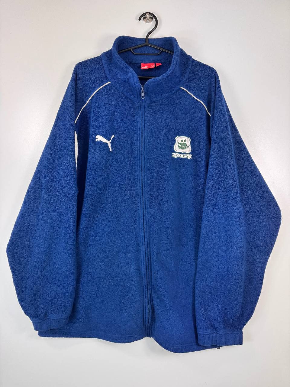 Puma Plymouth Argyle 2000s Puma Fleece Jacket Football Size XXL Size US XXL / EU 58 / 5 - 1 Thumbnail