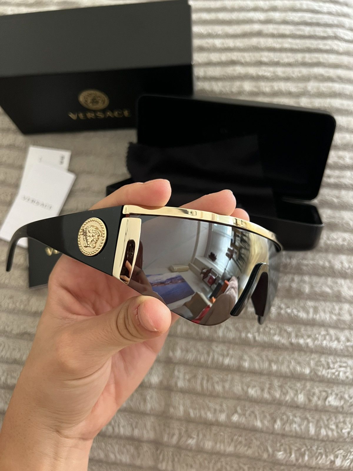 Versace Sunglasses VERSACE Metal 0VE2197 Size ONE SIZE - 2 Thumbnail