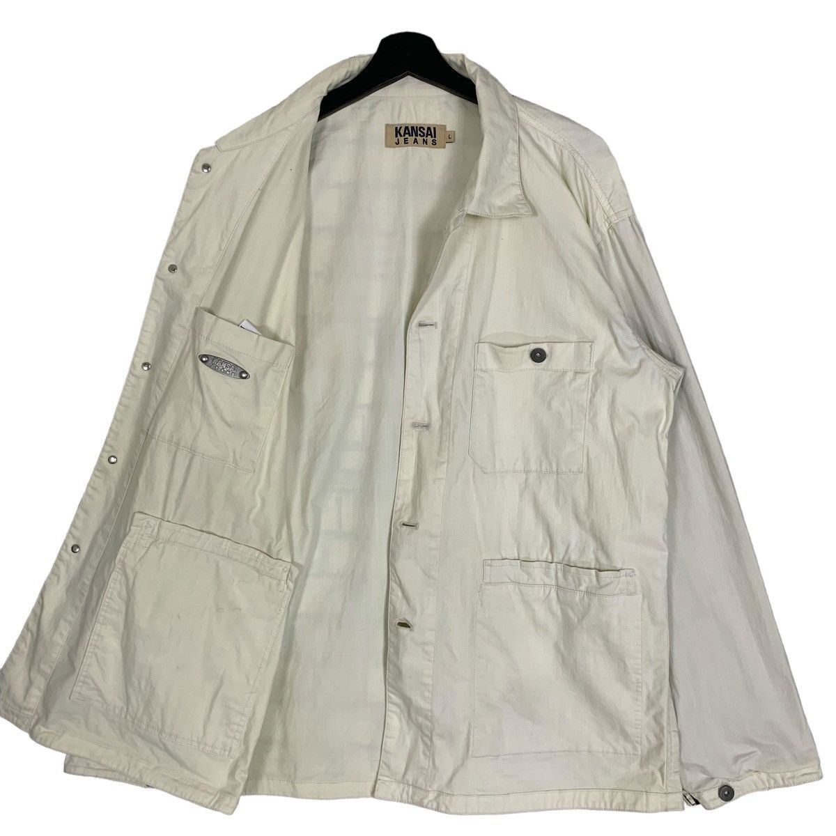 Designer Kansai yamamoto Japanese Designer Light Jacket Button Jacket Size US M / EU 48-50 / 2 - 7 Thumbnail