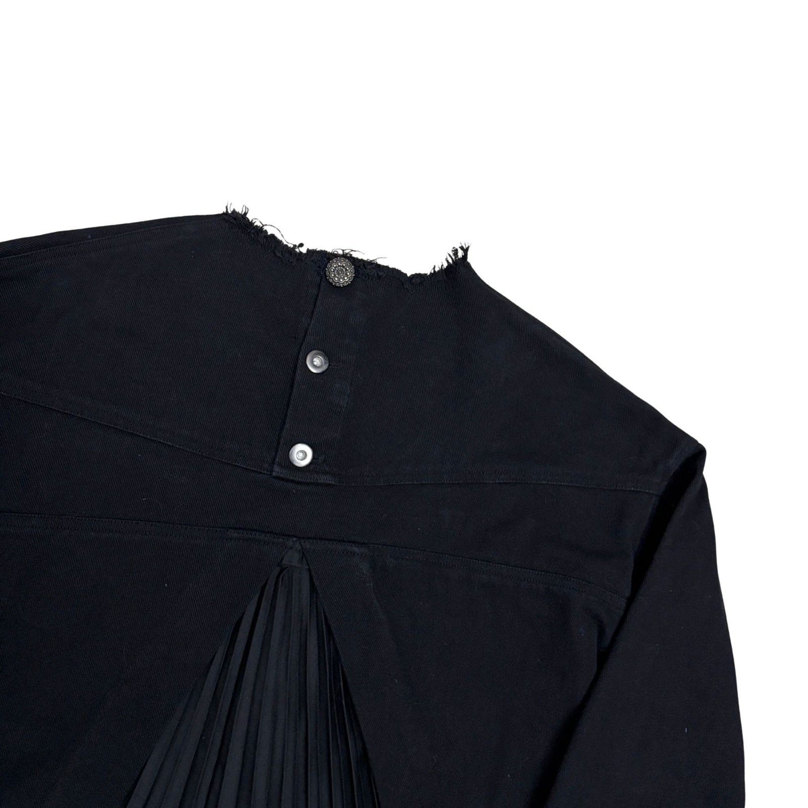Other Aula Aila Black Denim Jean Jacket Streetwear Bomber Coat 0 Size XS / US 0-2 / IT 36-38 - 5 Thumbnail