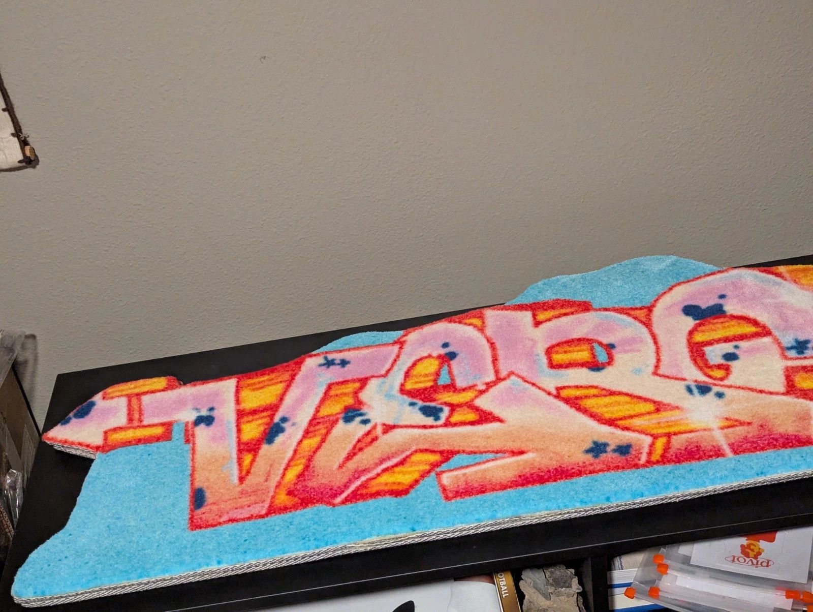 Virgil Abloh VIRGIL ABLOH - CLOUD 9 GRAFFITI RUG - FOS Exhibit Qatar 2021 Size ONE SIZE - 5 Thumbnail