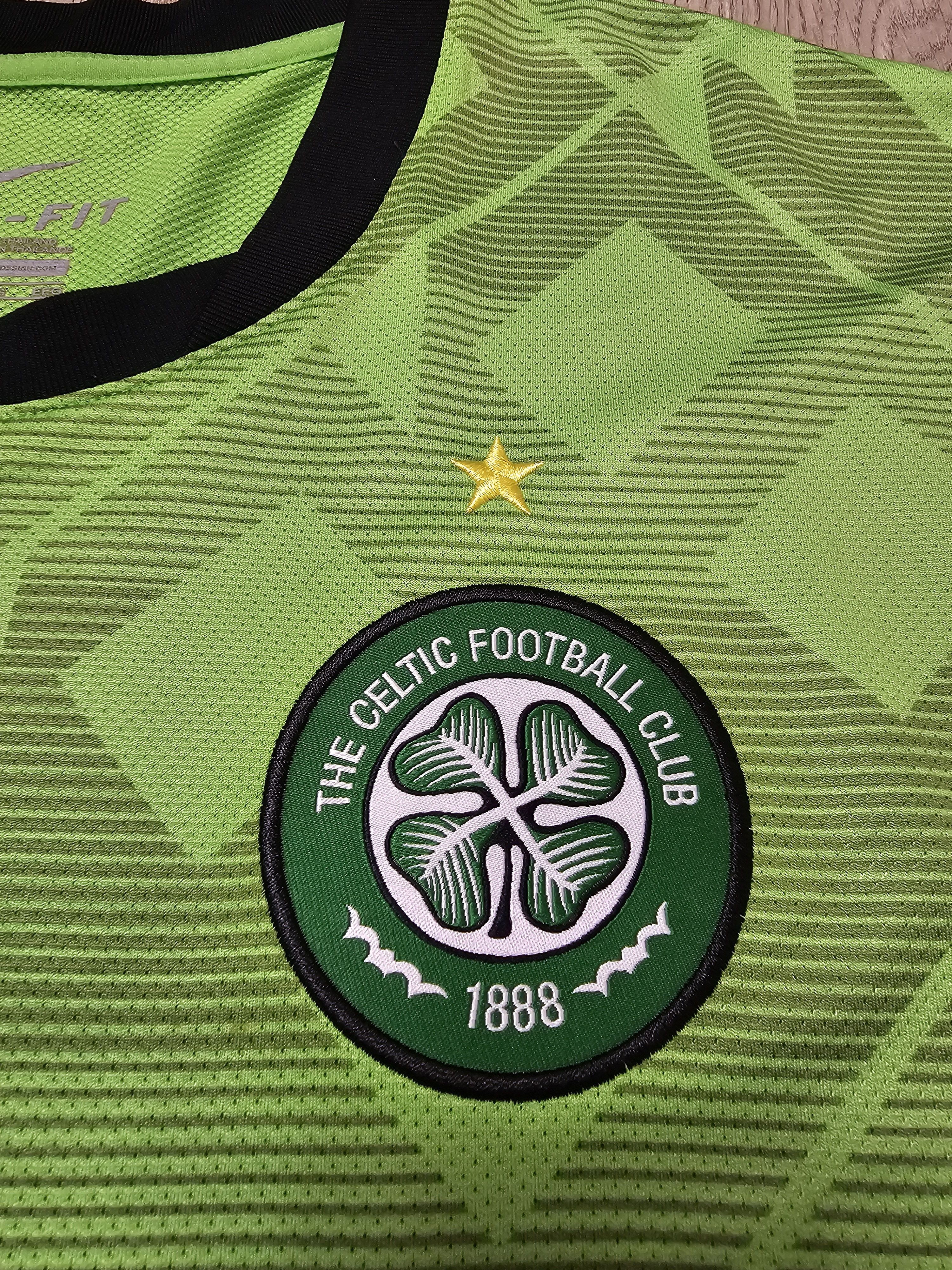Nike CELTIC 2010 2011 AWAY FOOTBALL SHIRT SCOTLAND SOCCER JERSEY Size US XXL / EU 58 / 5 - 4 Thumbnail