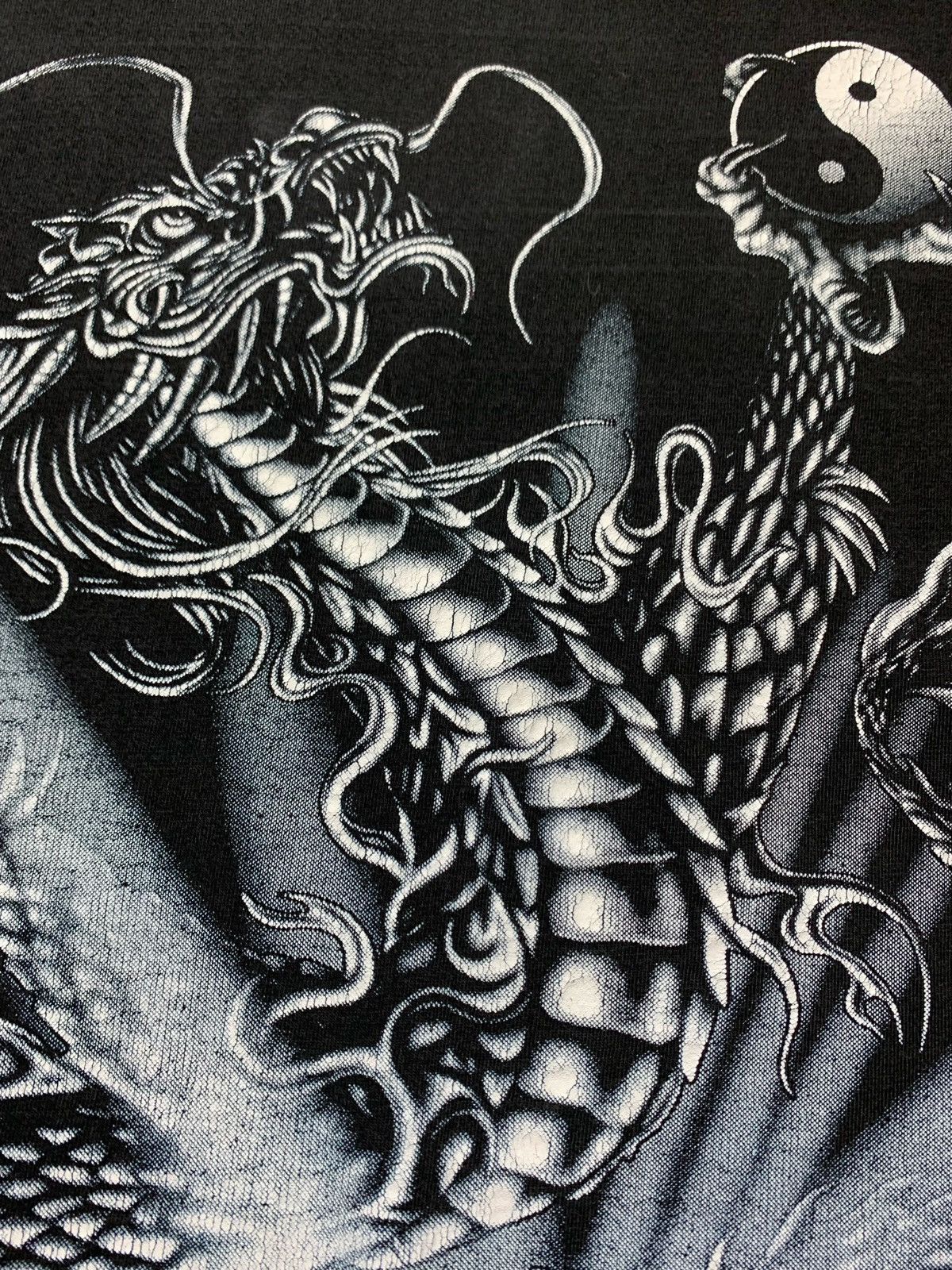 Vintage Yin Yang vintage dragon T-shirt tab sons Size M rare Size US M / EU 48-50 / 2 - 6 Thumbnail