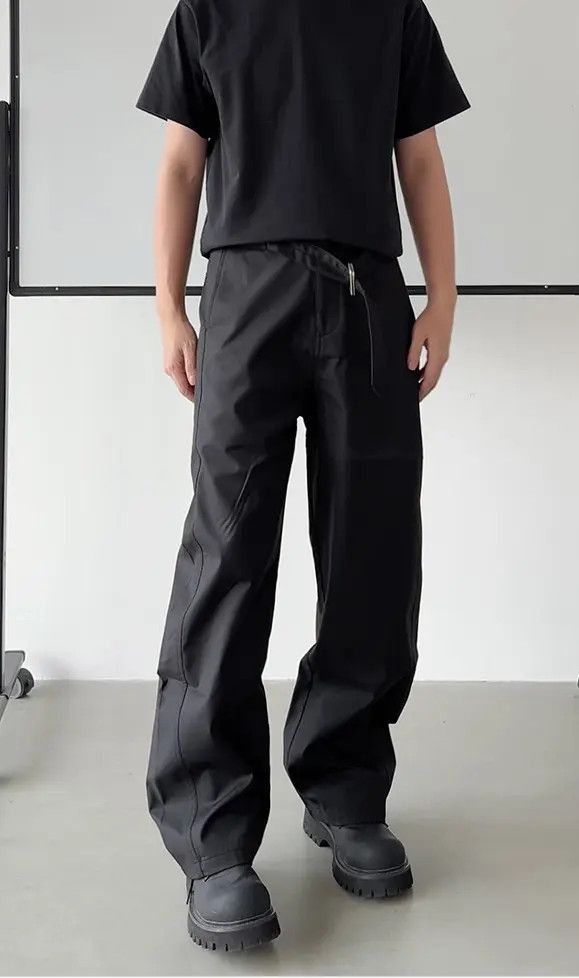 Japanese Brand Katagiri x Koga Black Wide Leg Pants Size US 32 / EU 48 - 2 Thumbnail