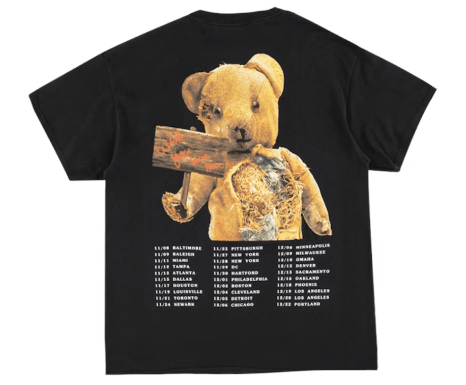 Travis Scott Travis Scott Astroworld Teddy Bear Tee Size US M / EU 48-50 / 2 - 2 Thumbnail