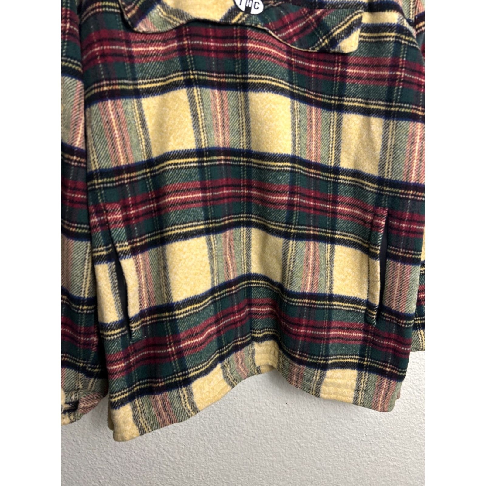 Vintage VINTAGE Tango Hotel Mens Large Pullover Hoodie Plaid Zip Side Pouch Pocket Street Wear Size US L / EU 52-54 / 3 - 6 Thumbnail