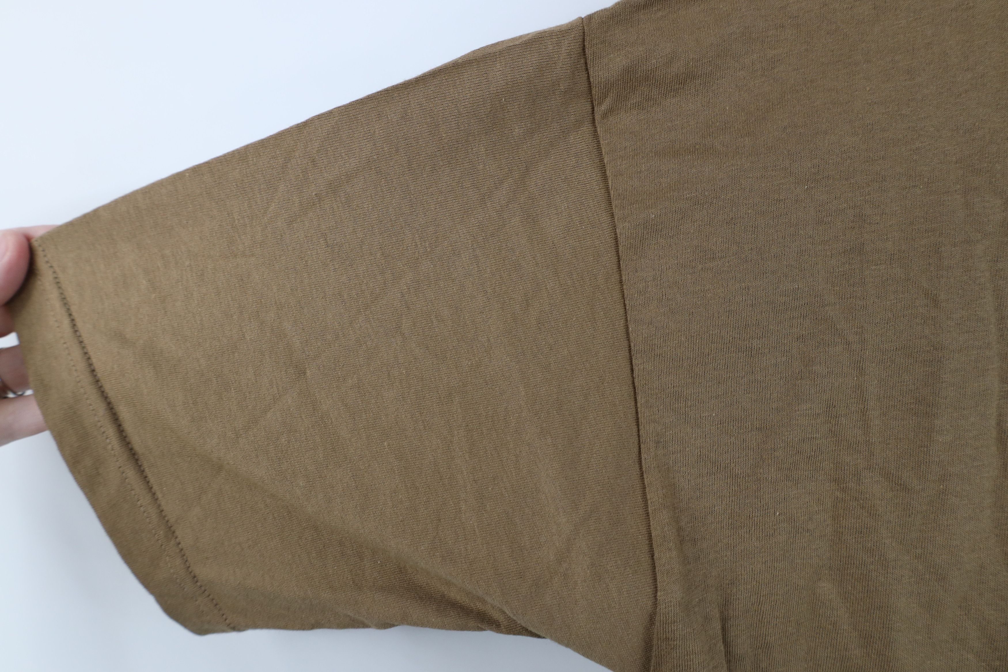 Vintage Vintage 90s Streetwear Blank Cotton Short Sleeve T-Shirt USA Size US L / EU 52-54 / 3 - 7 Thumbnail