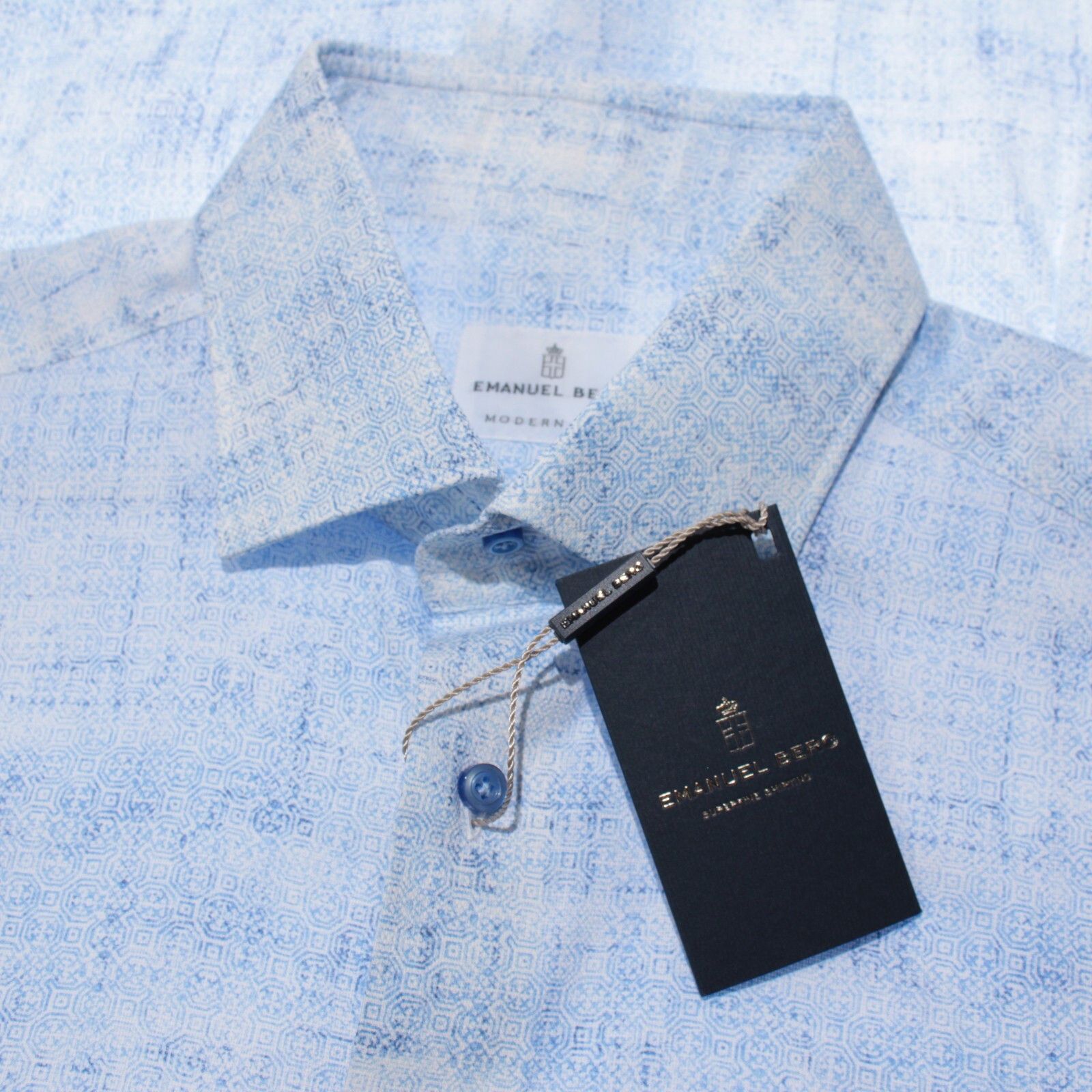 Other Emanuel Berg New with tags Shirt Size L US In Blue Size US L / EU 52-54 / 3 - 1 Thumbnail