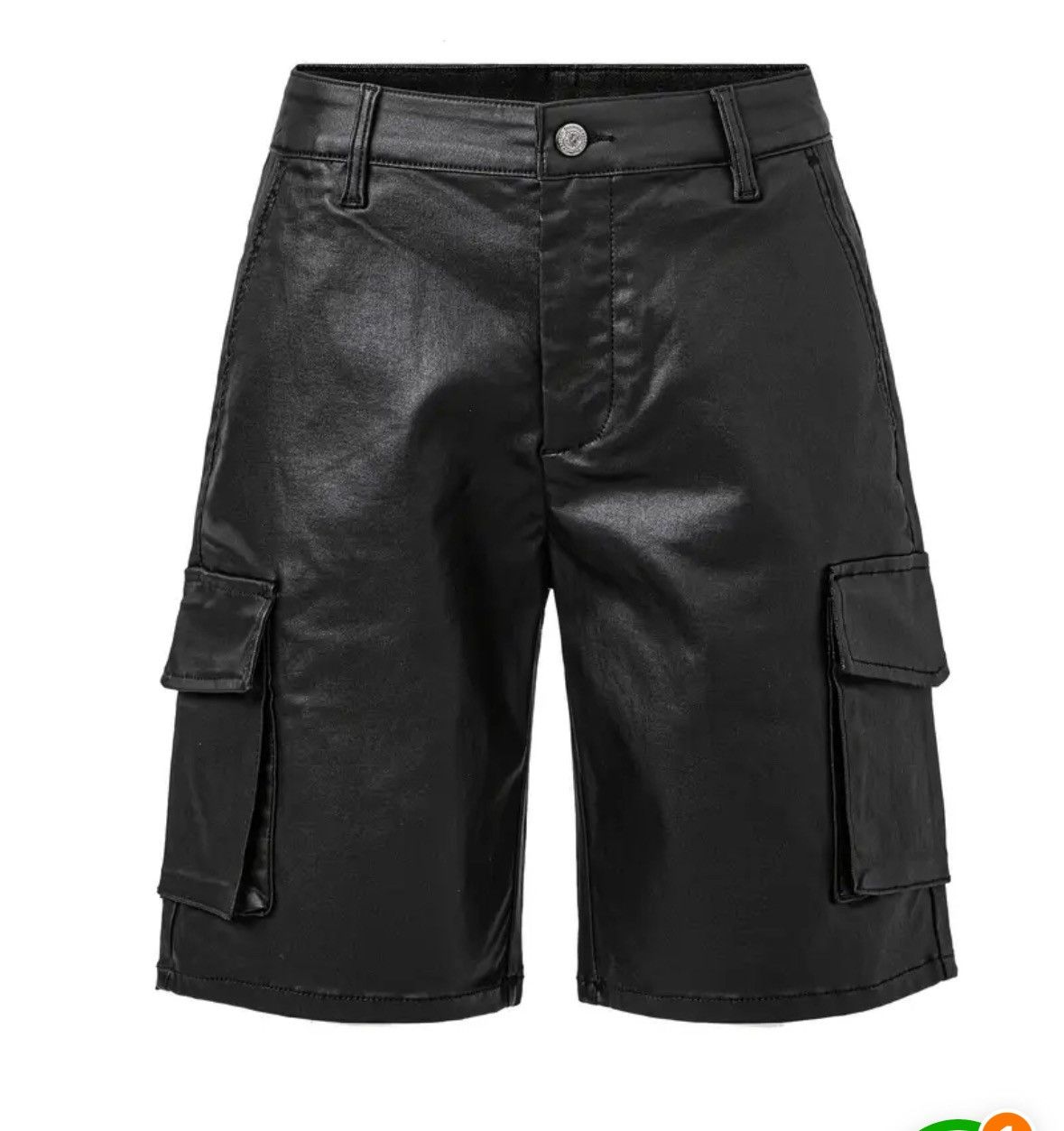 Other Black Coated Pants Size US 30 / EU 46 - 1 Thumbnail