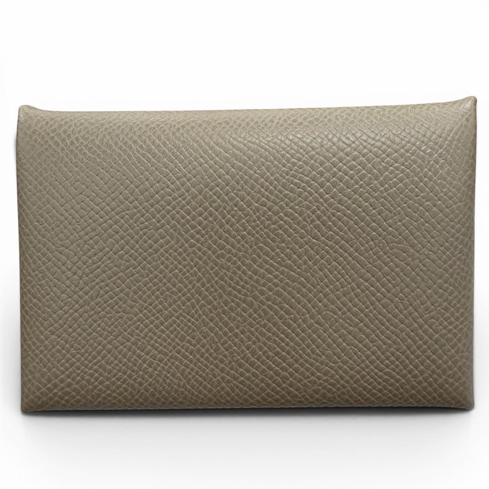 Hermes Hermes Hermes Calvi Epsom Card Case Leather Card Case W2024 DUTY FREE for USA Size ONE SIZE - 1 Thumbnail