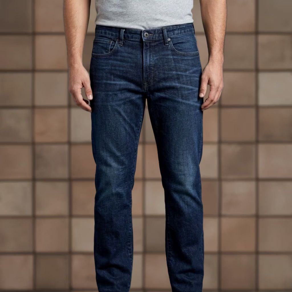 Bonobos Bonobos Jeans Mens 35 Blue Premium Indigo Whiskered Faded Wash Size US 35 - 1 Thumbnail
