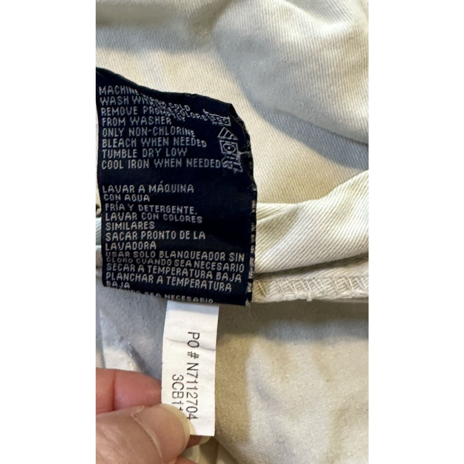 Nautica Nautica Cargo Chino Shorts Cream 36W Pocket Utility Gorpcore Size US 36 / EU 52 - 10 Thumbnail