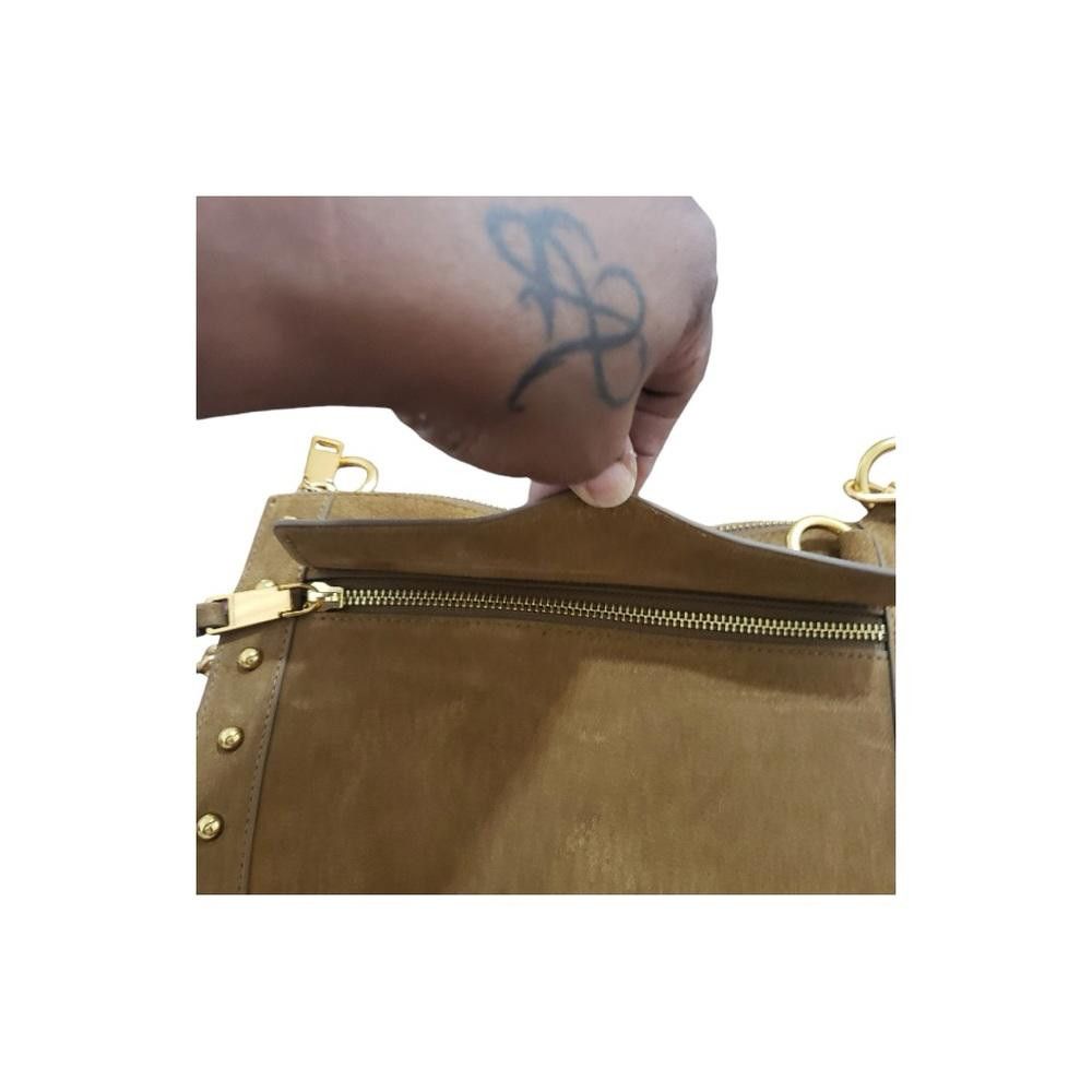 Designer Rebecca Minkoff Tan Suede Small Handbag Size ONE SIZE - 4 Thumbnail