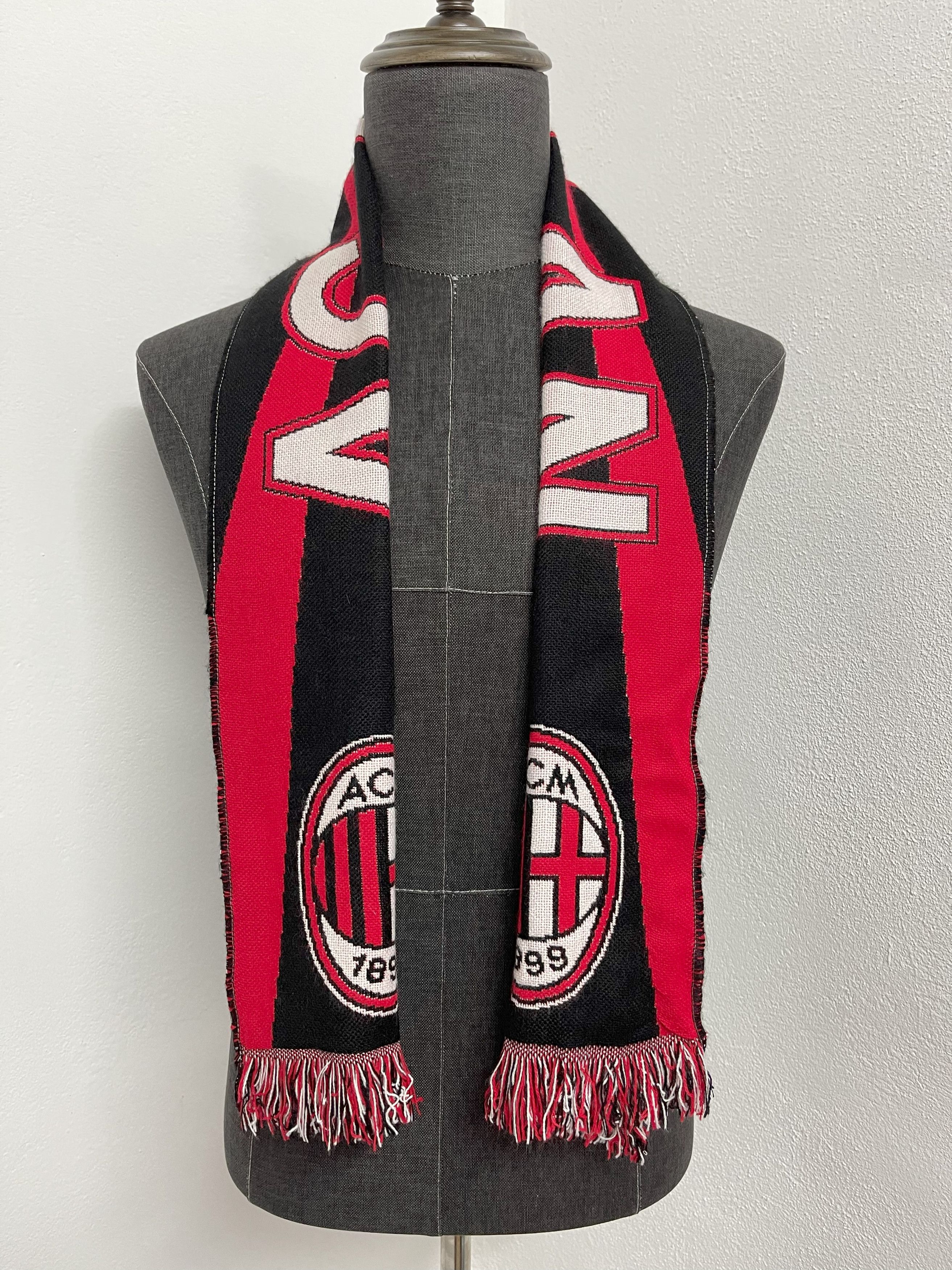 Vintage Vintage AC Milan Scarf / Muffler - 6070 Size ONE SIZE - 1 Thumbnail