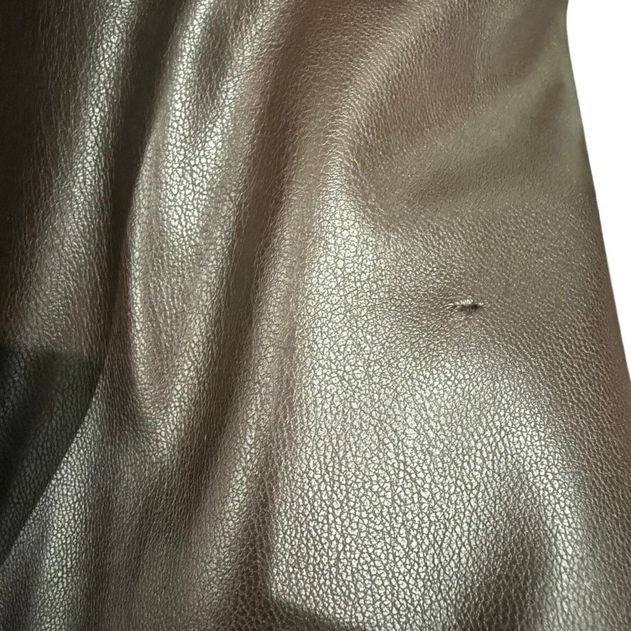 MILLY Milly Inez Faux Leather Blazer in Brown, Size US 6 Size M / US 6-8 / IT 42-44 - 8 Thumbnail