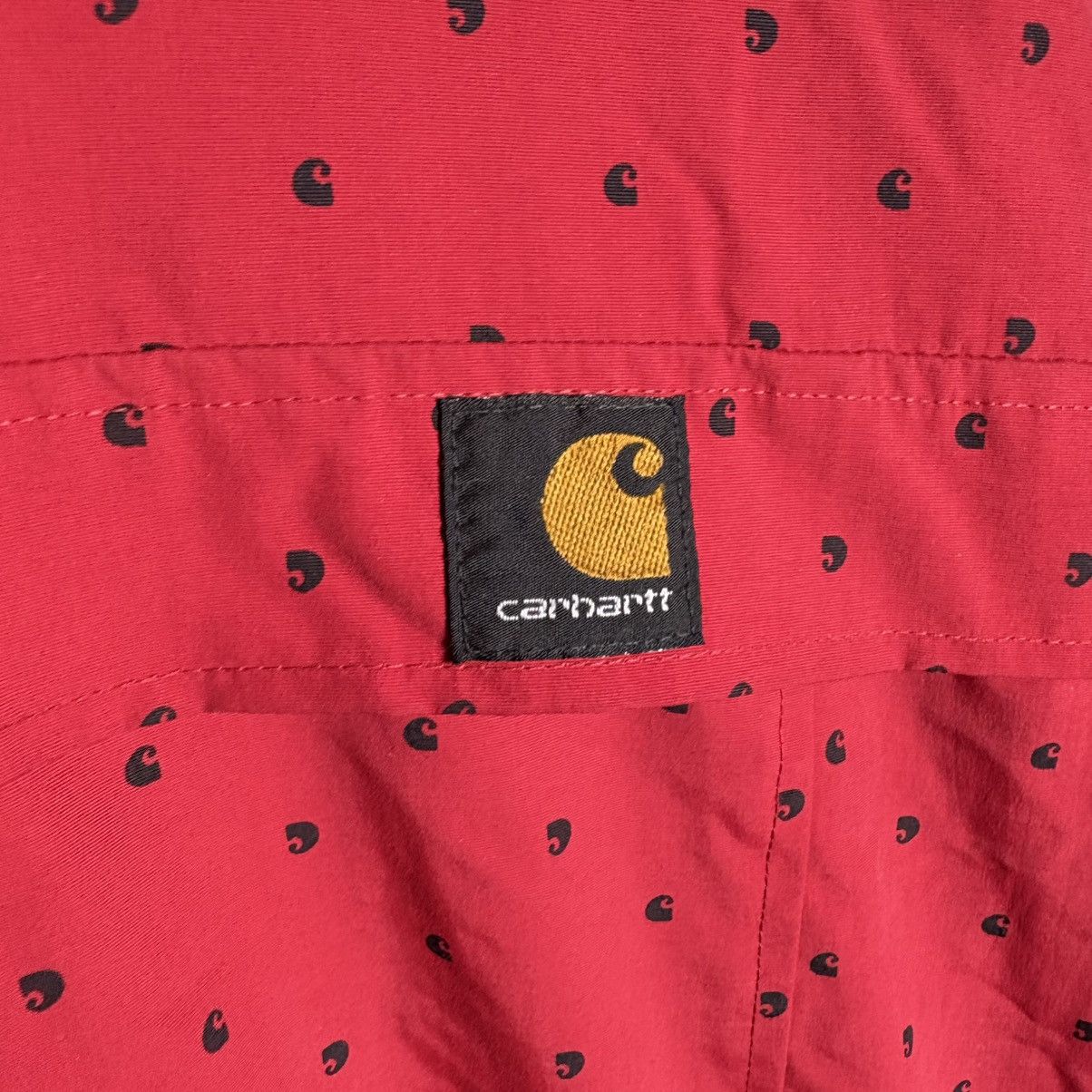 Carhartt Vintage Carhartt Logo Monogram Half Zip Hoodie Jacket Size M / US 6-8 / IT 42-44 - 5 Thumbnail