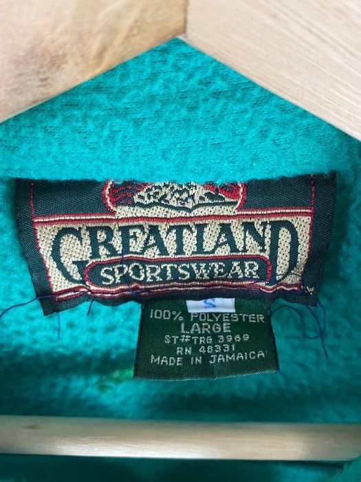 Vintage Vintage Blank Teal Fleece Button-Up Overshirt Size US S / EU 44-46 / 1 - 1 Thumbnail