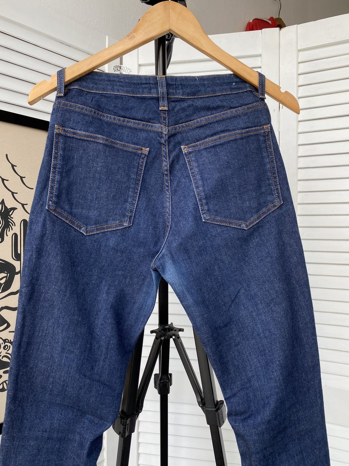 Acne Studios Acne Studios Flex Raw Reform Stretch Slim Denim Pants Size 28" / US 6 / IT 42 - 8 Thumbnail