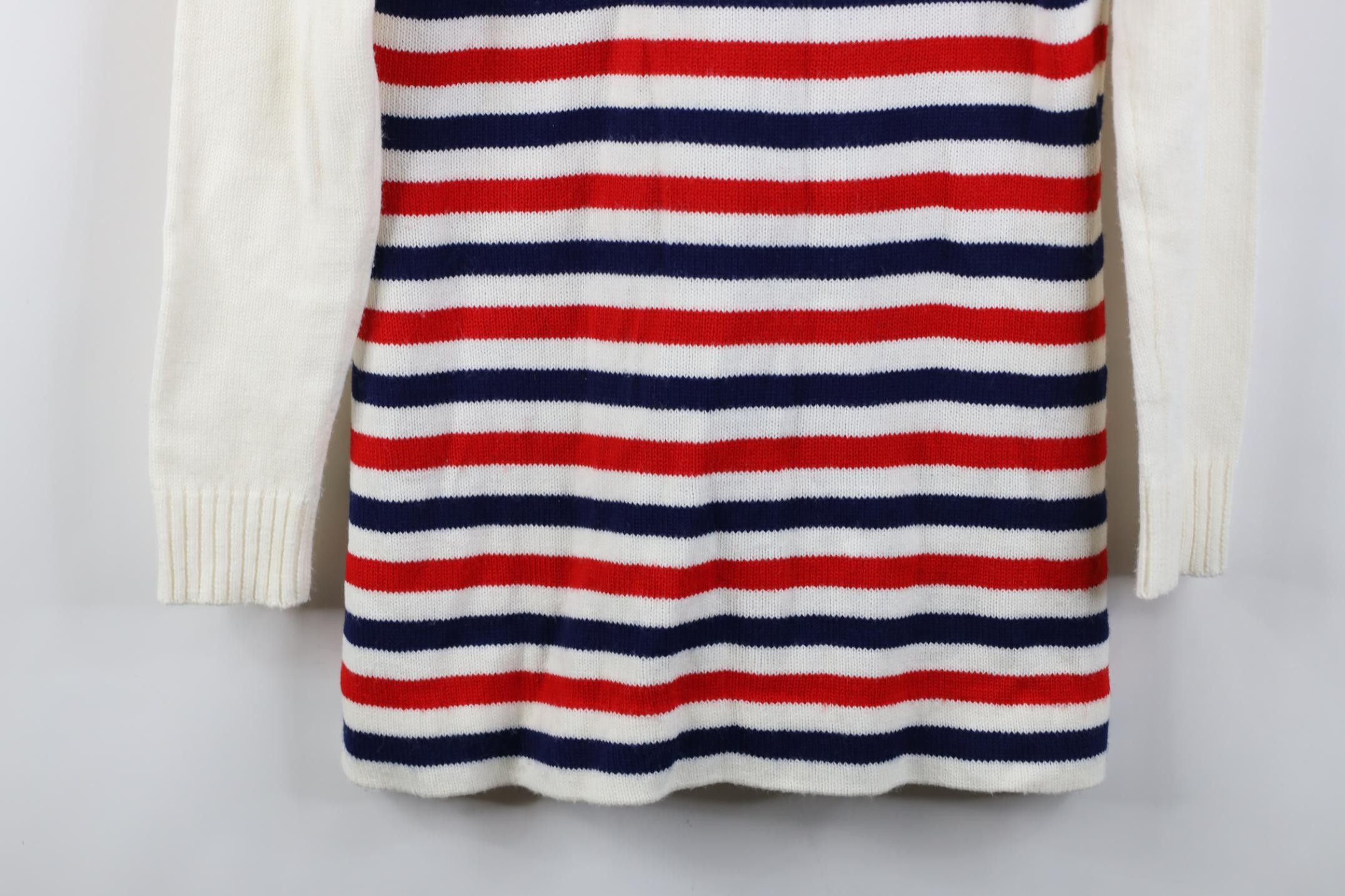 Vintage Vintage 70s Streetwear Striped Knit Cardigan Sweater Size M / US 6-8 / IT 42-44 - 10 Thumbnail