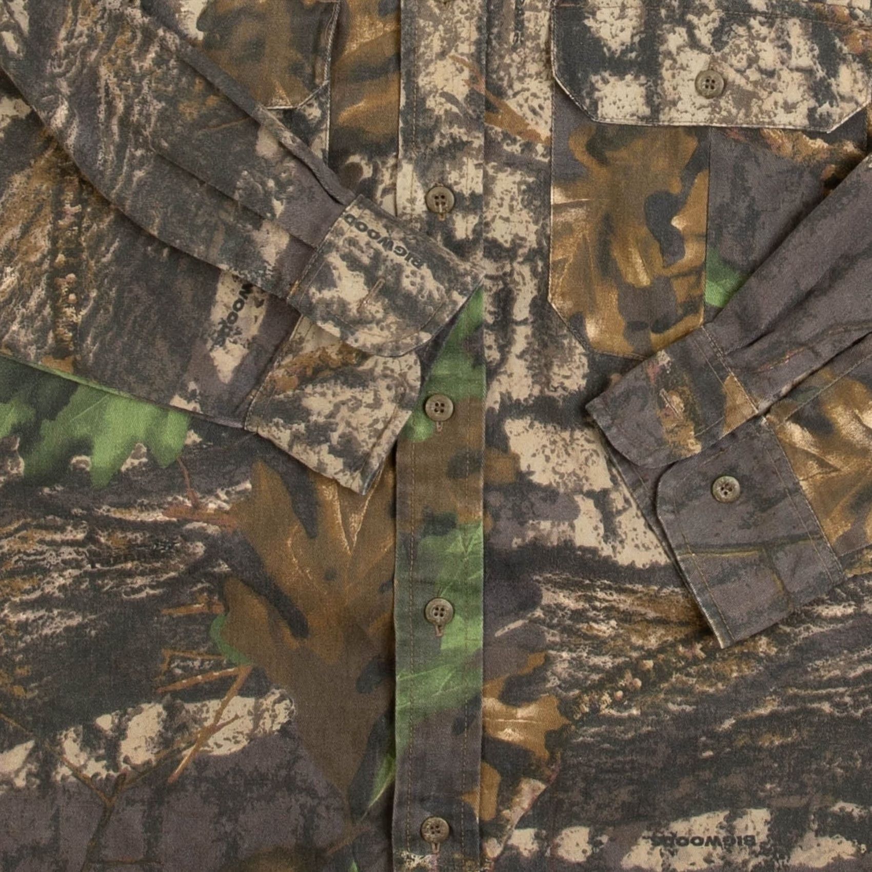 Jerzees VINTAGE Jerzees Real Tree Camo Shirt Medium Men's 1990s Brown Camouflage Size US M / EU 48-50 / 2 - 6 Thumbnail