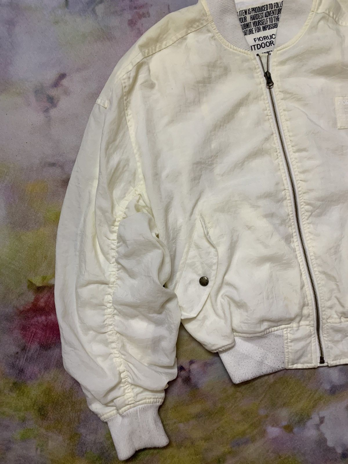 Fiorucci Vintage Fiorucci Flight MA-1 Bomber Jacket Size US M / EU 48-50 / 2 - 3 Thumbnail