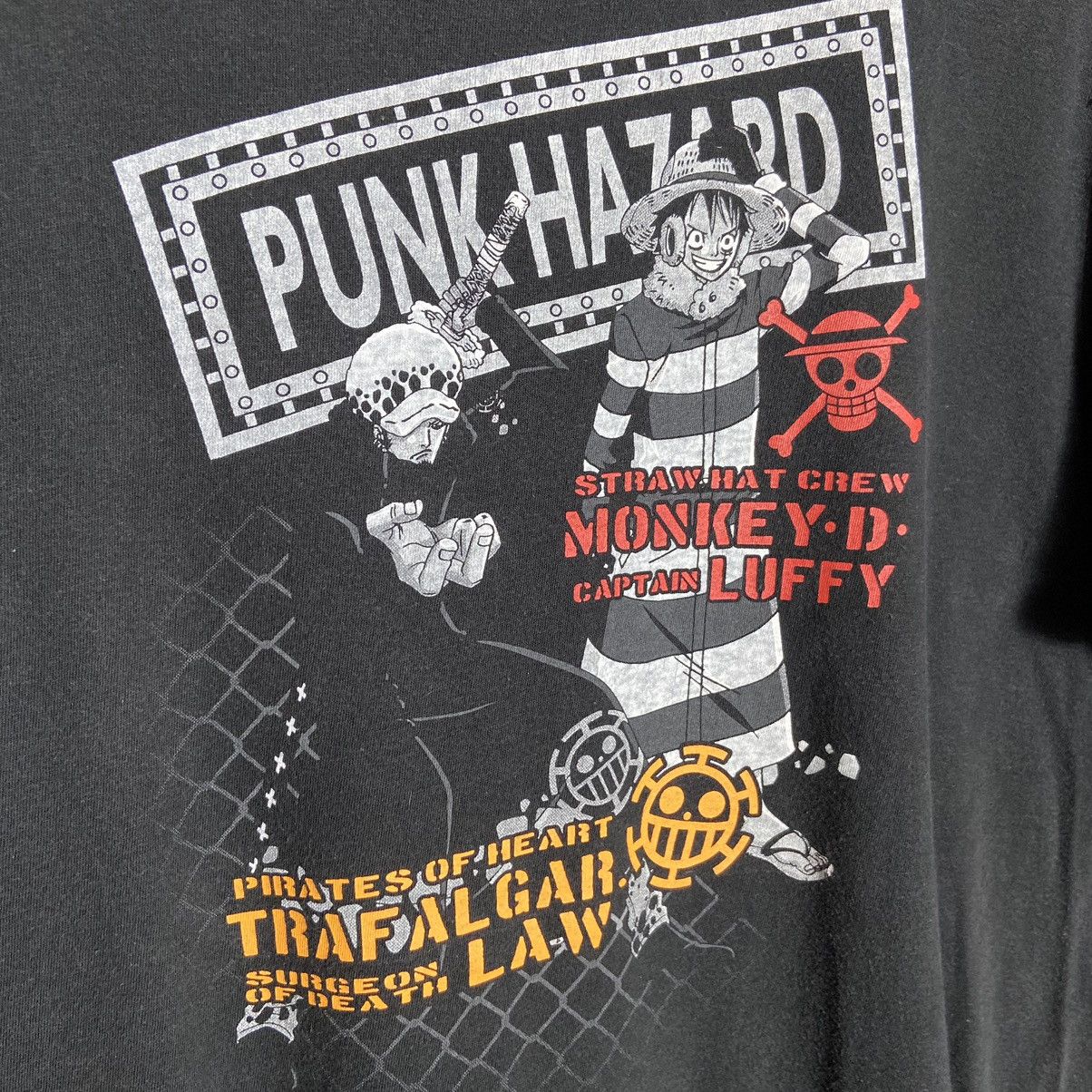 Anime × Vintage Vintage One Piece Punk Hazard Monkey D Luffy Anime Tee Size US M / EU 48-50 / 2 - 5 Thumbnail