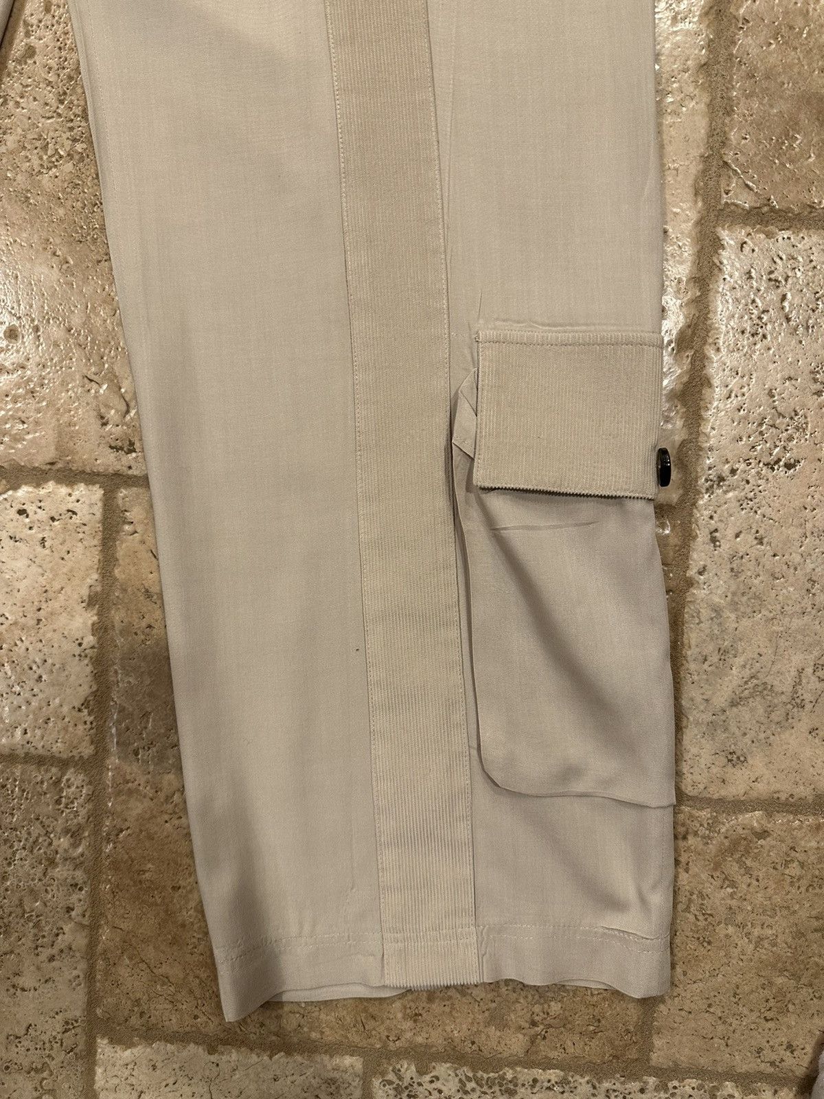 Bottega Veneta Bottega Veneta Daniel Lee Khaki / Corduroy Cargo 2020 Pants Size US 34 / EU 50 - 7 Thumbnail