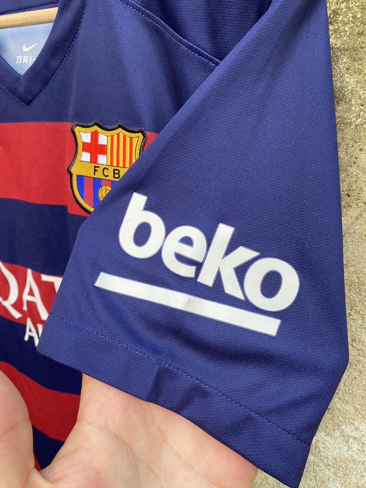 Nike Nike Barcelona Soccer Jersey Size US S / EU 44-46 / 1 - 4 Thumbnail