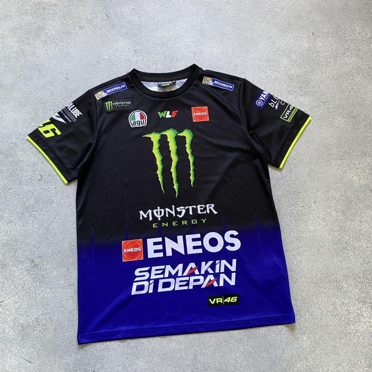 Dainese Yamaha VR46 Vintage Monster Energy Racing Moto Jersey Size US M / EU 48-50 / 2 - 1 Thumbnail