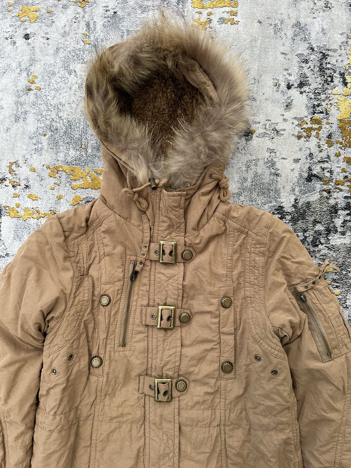 Beauty Beast FAUX FUR Jacket Playboi Carti Style Archive Ozoc WINTER Size US M / EU 48-50 / 2 - 2 Thumbnail